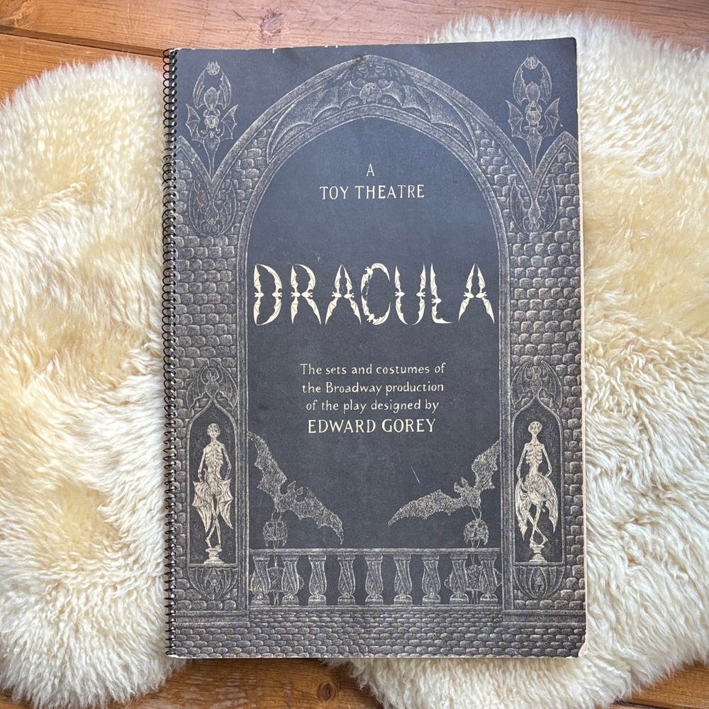 Vintage 1979 Edward Gorey Dracula Toy Theatre